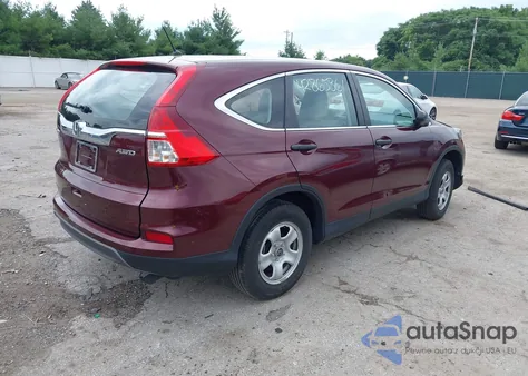 2015 Honda Cr-V Lx from USA, damaged, VIN 5J6RM4H36FL090080